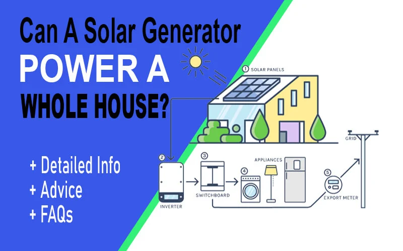 Can a Solar Generator Power a Whole House? [+FAQs] 2023