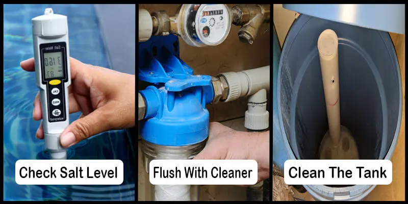 how can we maintain the water softener