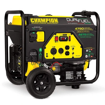 champion power equipment 76533 dual fuel rv ready portable generator