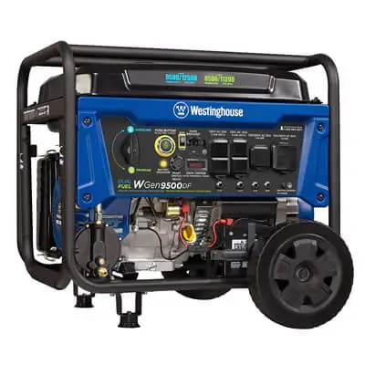 westinghouse 12500 watt dual fuel portable generator